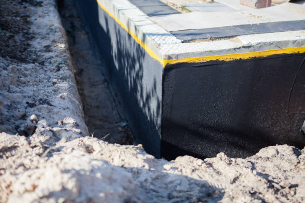 Professional Waterproofing technician working in Partlow, VA